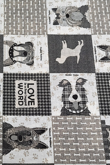 Tessuto decorativo DOG WORLD