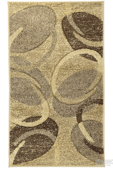 Tappeto in pezzi PORTLAND nero-grigio