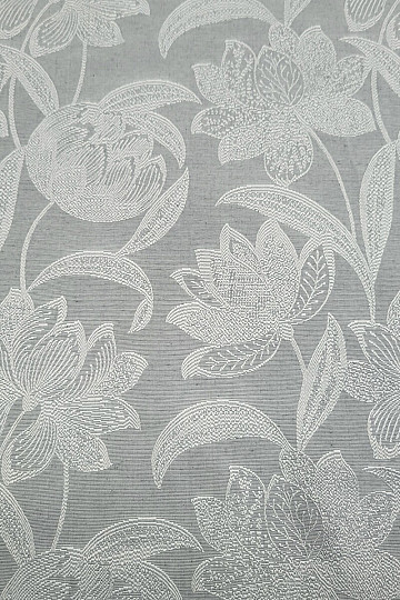 Tessuto decorativo NENUFAR grigio
