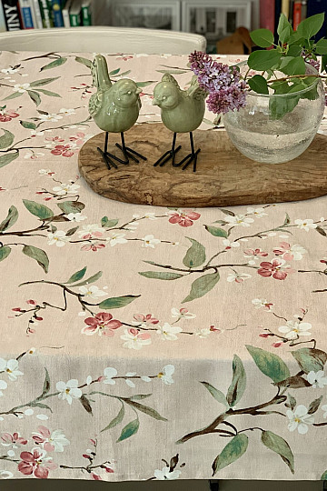 Tovaglia e sciarpa KVÄT NOA rosa