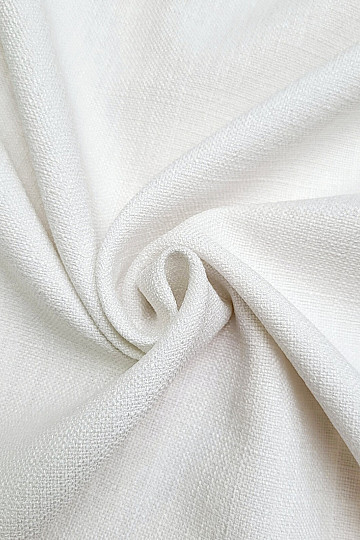 Tessuto decorativo di design monocolore GERSTER 7650 WHITE 02