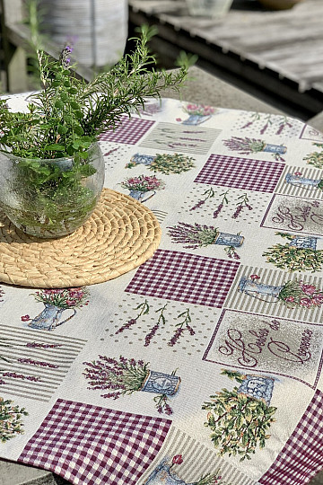 Tovaglia e scialle arazzo FIORI DELLA PROVENZA