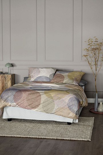 Biancheria da letto di lusso in flanella IRISETTE ZOBEL 8553-50 RUOTE DEI COLORI