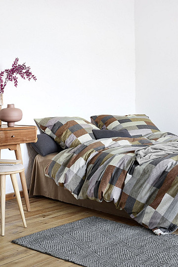 Biancheria da letto in flanella IRISETTE KOALA 8534-50 grigio marrone