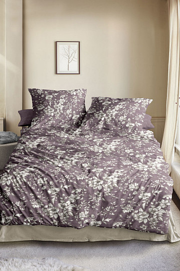 Biancheria da letto di lusso in flanella IRISETTE ZOBEL 8558-70 bordeaux