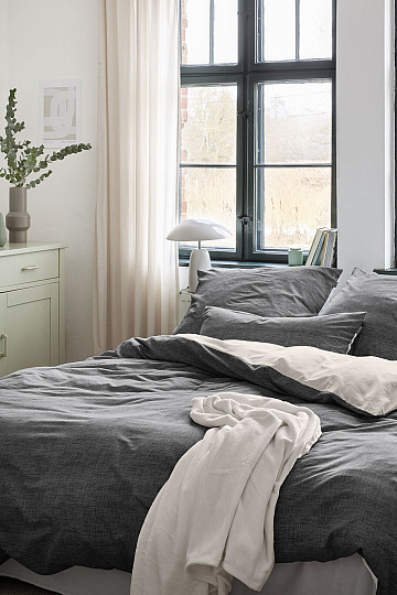 Raso di cotone lusso IRISETTE WAVE 8557-11 antracite