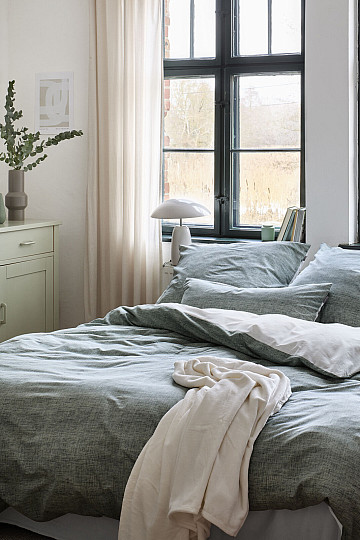 Raso di cotone lusso IRISETTE WAVE 8557-30 verde