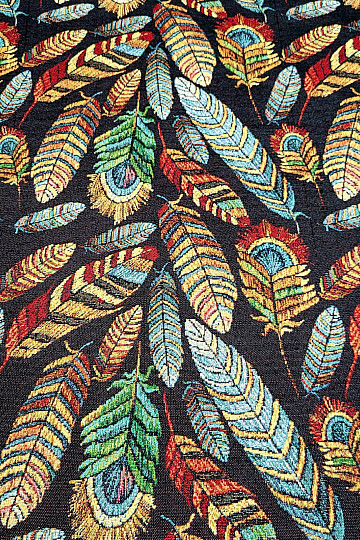 Tessuto decorativo NAVAHO nero