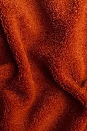 Lenzuolo in microflanella DORMIRE BENE terracotta