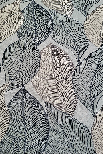 Tessuto decorativo MAXI LISTY grigio