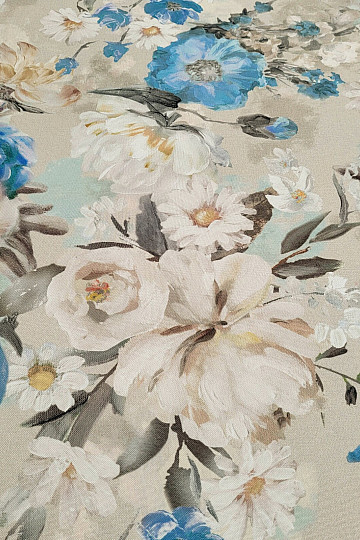 Tessuto decorativo GARDEN blu