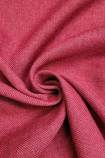Tessuto decorativo di design monocolore ALBA 2/15 ROSSO