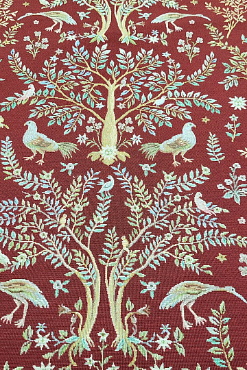 Tessuto arazzo WILLIAM MORRIS bordeaux