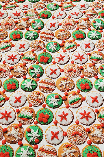 TAZZINE GINGERBALL in tessuto di cotone