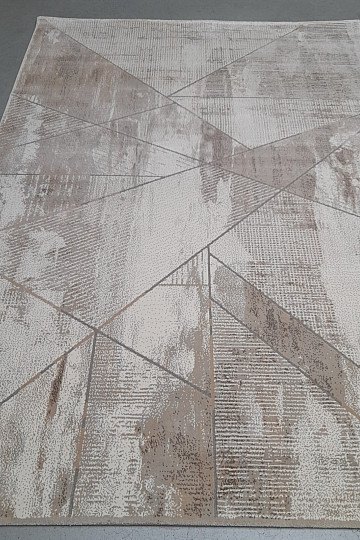 Tappeto in pezzi BOHO marrone chiaro