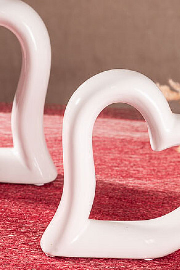 CUORE BIANCO in piedi
