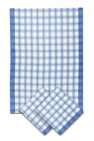 Strofinacci Bambù CUBO GRANDE BLU 3 pz