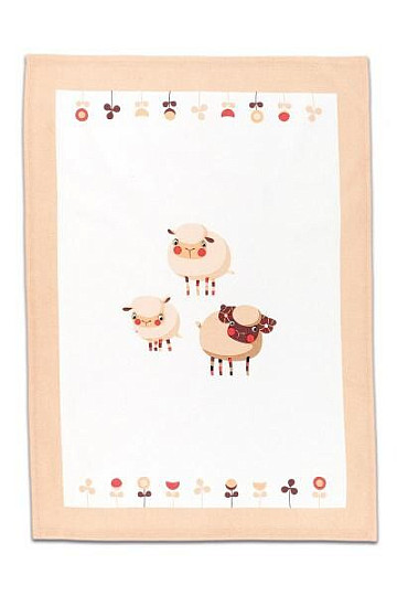 Asciugamani in cotone TRE PECORE 3 pz