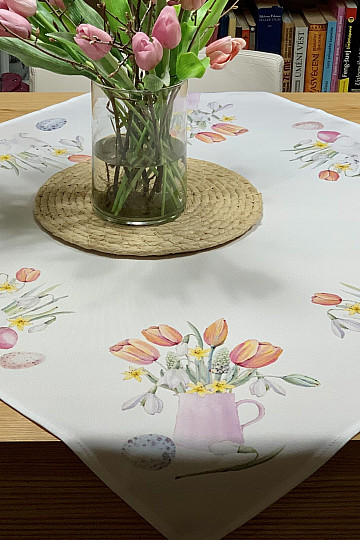 Tovaglia e sciarpa DELIZIA DI PRIMAVERA