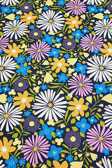 Tessuto di cotone DAISIES