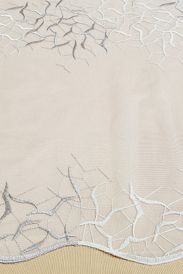 GERSTER 11686/0840 RICAMO BEIGE E BIANCO