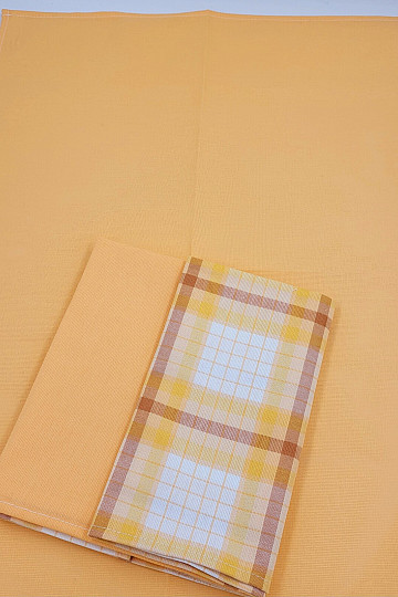 Asciugamani in cotone ARANCIONE all-over
