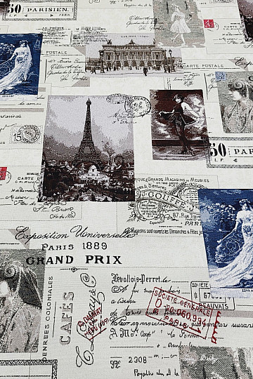 Tessuto arazzo CARTOLINA PARIGI