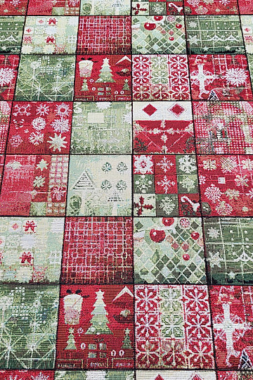 Tessuto arazzo MOSAICO DI NATALE