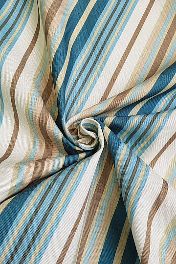 Tessuto decorativo NEBRASKA - strisce blu