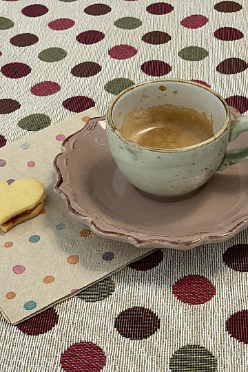 Tovaglia e sciarpa arazzo POLKA DOT