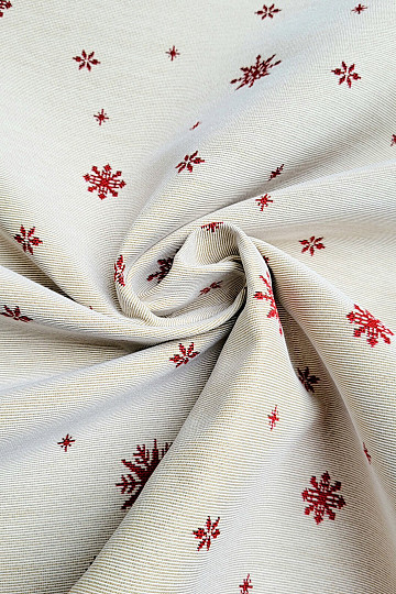 Tessuto per arazzo SOFT FLAKE RED