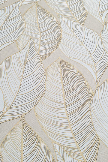 Tessuto decorativo MAXI FOGLIE beige