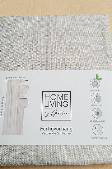Lussuosa tenda pronta all'uso HOME LIVING beige