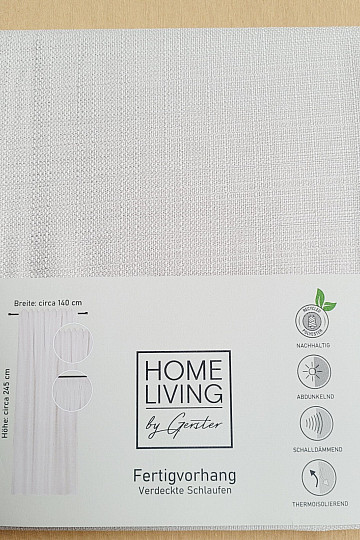 Lussuosa tenda pronta all'uso HOME LIVING crema