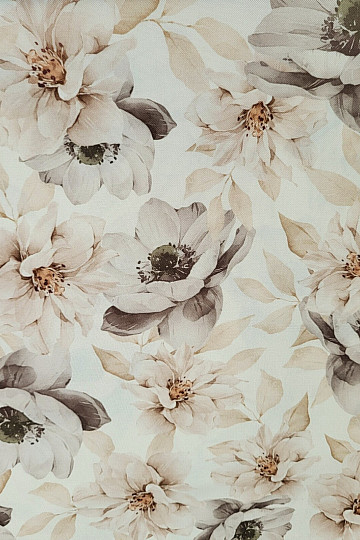 Tessuto decorativo OXFORD BEIGE FLOWER