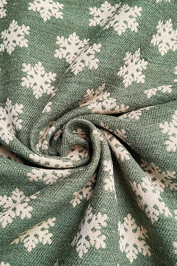 Tessuto decorativo lussuoso FLAKES GREEN