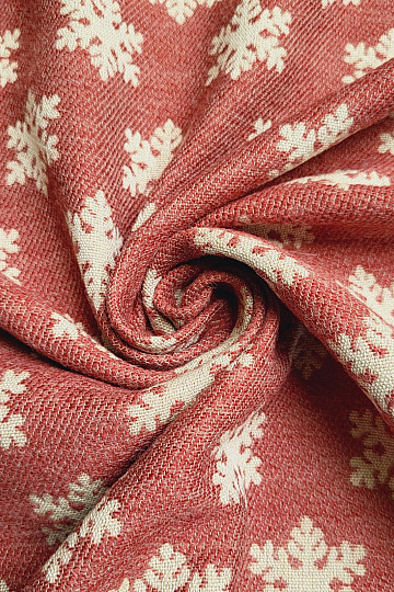 Tessuto decorativo lussuoso FLAKES RED