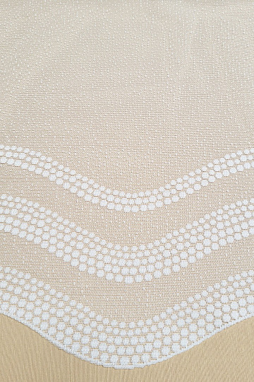 Tenda jacquard DOTS bianca