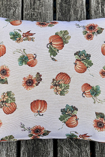 Federa per cuscino in arazzo PUMPKIN PICKUP