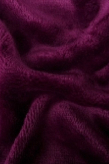 Lenzuolo in microflanella DORMIRE BENE al buio. viola