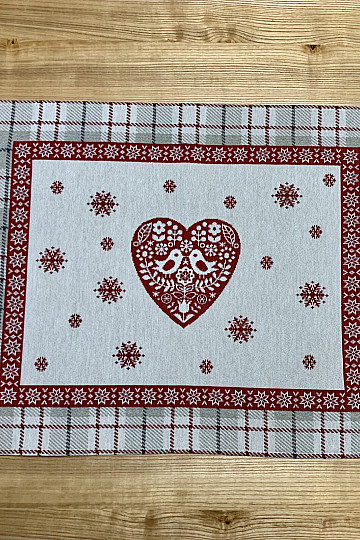 Tovaglietta arazzo CUORE IN KARA