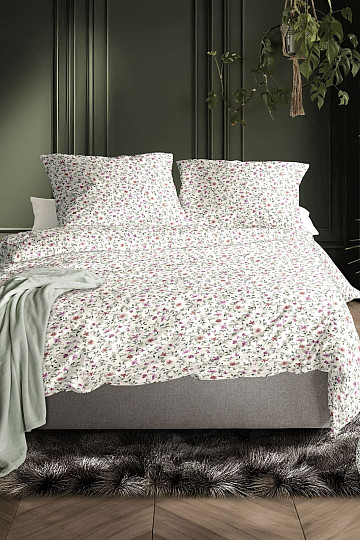 IRISETTE raso di cotone di lusso TOKIO 8567-10 BIANCO