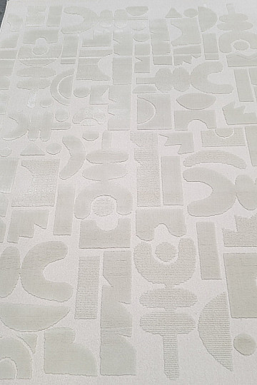Tappeto pezzo BOHO geometria leggera