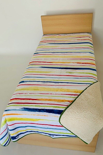 Coperta Pecora STAMPA - STRISCE ACQUERELLO