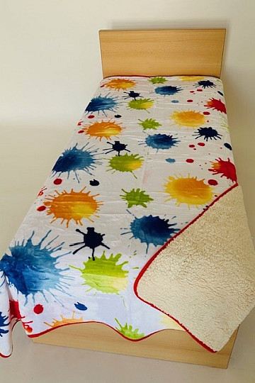 Coperta di pecora STAMPA - MACCHIE ACQUERELLO
