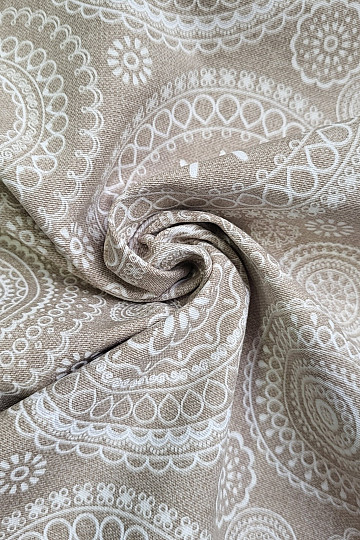 Tessuto decorativo MANDALA beige