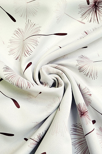 Tessuto decorativo BLACK OUT DANDELION marrone
