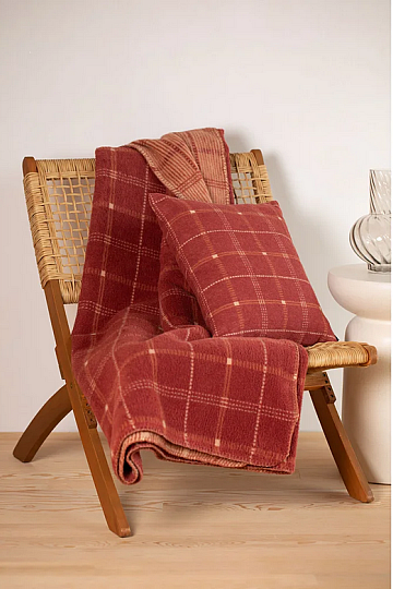 Coperta DF SAVONA QUADRETTI ROSSI