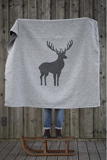 Coperta DF LUCA DEER GREY