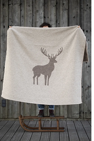 Coperta DF LUCA DEER BEIGE